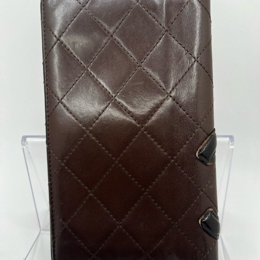 GUC Chanel Cambon Brown Long Wallet - Picture 2 of 8